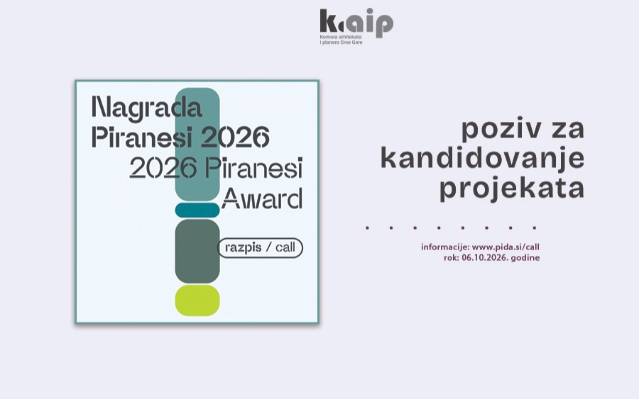 Internacionalna PIRANESI nagrada 2026  za arhitekturu 
